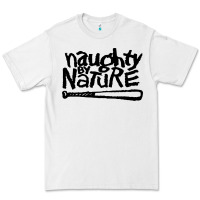 White naughty by nature Premium Tee - SnappyArt