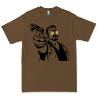 Cacao big lebowski Premium Tee - SnappyArt