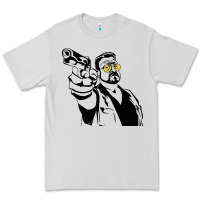 Dove Grey big lebowski Premium Tee - SnappyArt
