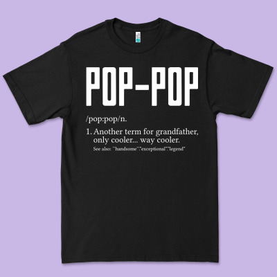 Pop Pop Gifts Grandpa Fathers Day Pop-pop Premium Tee Designed By Snappyart