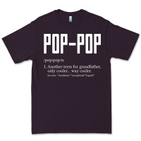 Plum Pop Pop Gifts Grandpa Fathers Day Pop-Pop Premium Tee - SnappyArt