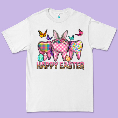 Happy Easter Dental And Egg Premium Tee Designed By Bundleandbundleshop