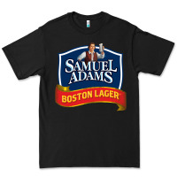 Black samuel adams Premium Tee - SnappyArt