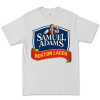 Dove Grey samuel adams Premium Tee - SnappyArt