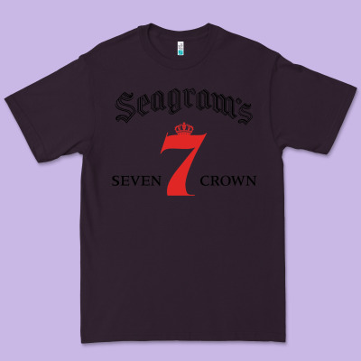 Seagrams 7 Bk 1.png Premium Tee Designed By Snappyart