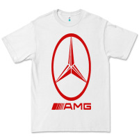 White amg Premium Tee - SnappyArt