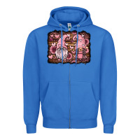 True Royal valentines day gnomes couple Zipper Hoodie - Jasminsmagicworld