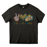 Asphalt Peace Love Pumkins Heavy Core Tee - Jasminsmagicworld