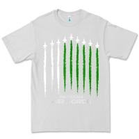 Dove Grey pakistan air force shirt   pakistani flag men women kids t shirt Premium Tee - SnappyArt
