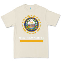Bone new hampshire state flag new Premium Tee - SnappyArt