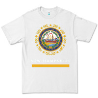 White new hampshire state flag new Premium Tee - SnappyArt