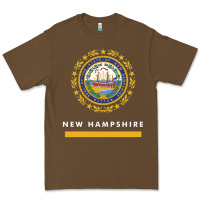 Cacao new hampshire state flag new Premium Tee - SnappyArt