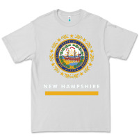 Dove Grey new hampshire state flag new Premium Tee - SnappyArt