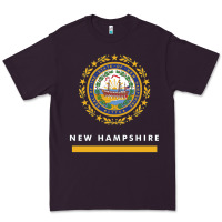 Plum new hampshire state flag new Premium Tee - SnappyArt