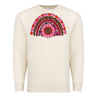 Valentine's Day Sunflower Rainbow Premium Sweatshirt | Teevron