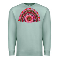 Seafoam valentine's day sunflower rainbow Premium Sweatshirt - RanaPortraitStore
