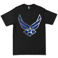 Black US Air Force USAF Premium Tee - SnappyArt