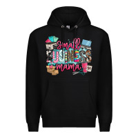 Black small business mama Premium Hoodie - BarkalooDesign