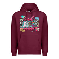Burgundy small business mama Premium Hoodie - BarkalooDesign