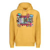 Mustard small business mama Premium Hoodie - BarkalooDesign