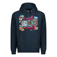 Navy small business mama Premium Hoodie - BarkalooDesign
