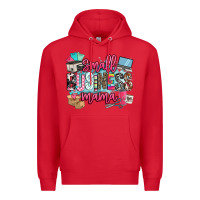 Red small business mama Premium Hoodie - BarkalooDesign