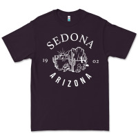 Plum womens sedona arizona t shirt sedona az vintage arizona vacation v nec Premium Tee - SnappyArt
