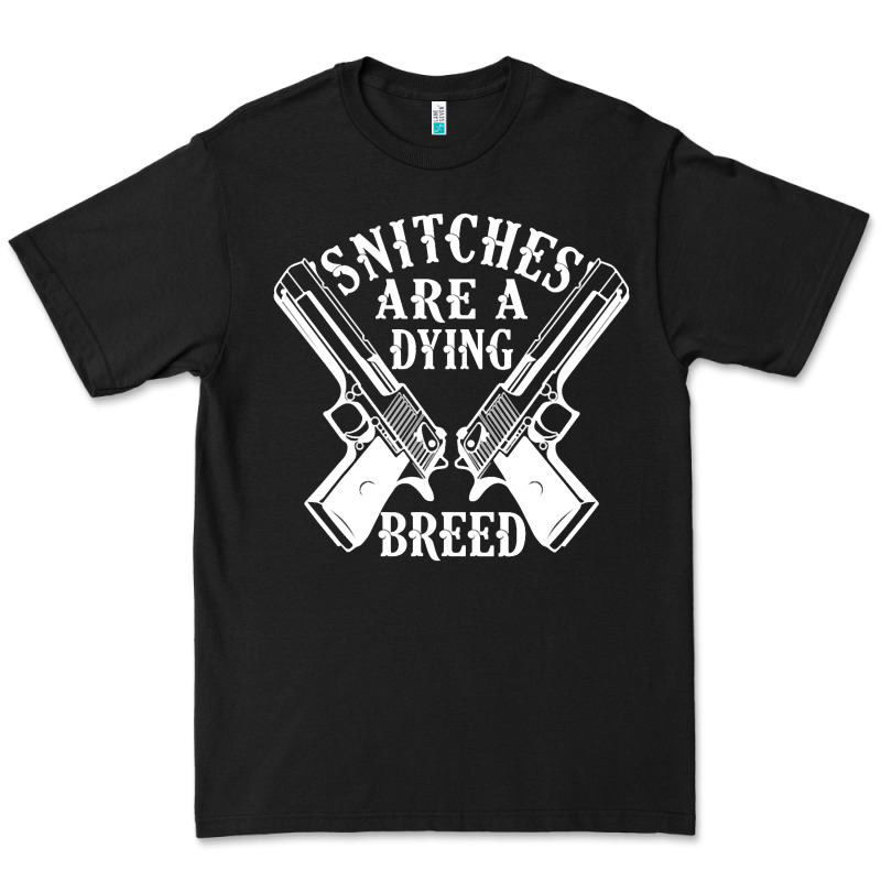 Snitches Are A Dying Breed Motorcycle Biker Gun Premium Tee by SnappyArt | Teevron