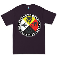 Plum native american medicine wheel, mitakuye oyasin t shirt Premium Tee - SnappyArt
