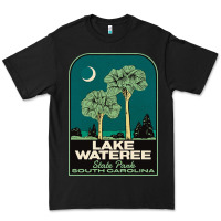 Black Trending Lake Wateree State Park Sc Vintage Travel Premium Tee - SnappyArt