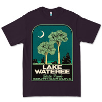 Plum Trending Lake Wateree State Park Sc Vintage Travel Premium Tee - SnappyArt