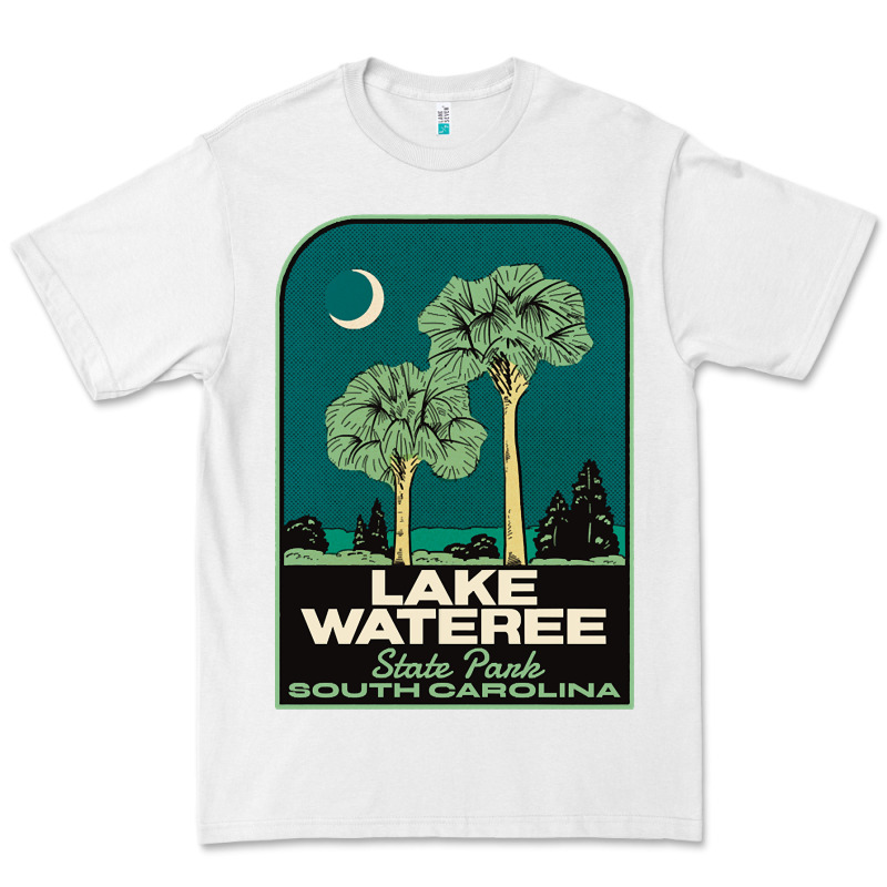 Trending Lake Wateree State Park Sc Vintage Travel Premium Tee by SnappyArt | Teevron