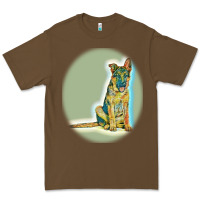 Cacao German Shepherd isolated on whot. Premium Tee - SnappyArt