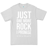 Dove Grey Rockhounds gear gift Just one more rock funny rockhounding Premium Tee - SnappyArt
