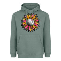 Sage Volleyball Sunflower Heavyweight Hoodie - Jasminsmagicworld