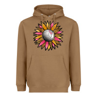 Toasted Coconut Volleyball Sunflower Heavyweight Hoodie - Jasminsmagicworld