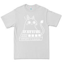 Dove Grey The KIFFNESS X ALUGALUG white cat Classic Premium Tee - SnappyArt