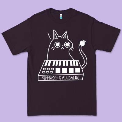 The Kiffness X Alugalug White Cat Classic Premium Tee Designed By Snappyart