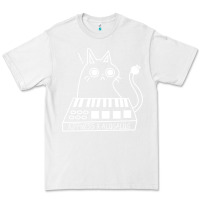 White The KIFFNESS X ALUGALUG white cat Classic Premium Tee - SnappyArt