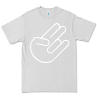 Dove Grey shocker hand Premium Tee - SnappyArt