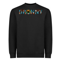 Black granny cowhide sunflower Heavyweight Sweatshirt - Jasminsmagicworld