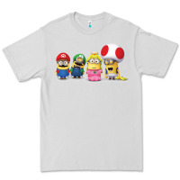 Dove Grey Super Minion Bros Premium Tee - FloraArt