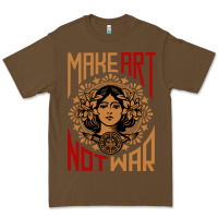Cacao make art not war symbol Premium Tee - FloraArt