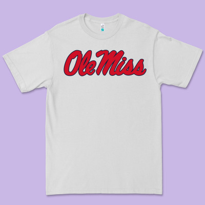 Ole Miss Premium Tee Designed By Floraart