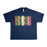 Navy summer brushstrokes Urban Heavy Tee - CowhideDigitalArt
