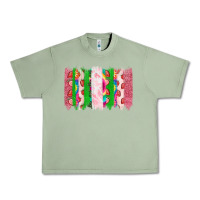 Oil Green summer brushstrokes Urban Heavy Tee - CowhideDigitalArt