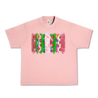 Salmon summer brushstrokes Urban Heavy Tee - CowhideDigitalArt