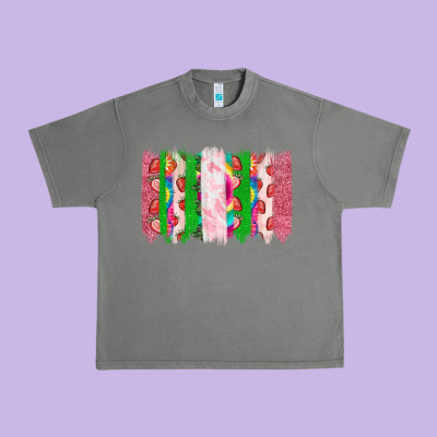 Summer Brushstrokes Urban Heavy Tee Designed By Cowhidedigitalart
