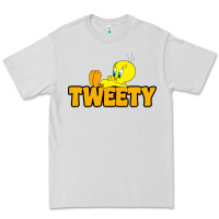 Dove Grey tweety Premium Tee - FloraArt