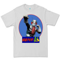 Dove Grey KAMEN RIDER V3 PUNCH Premium Tee - FloraArt